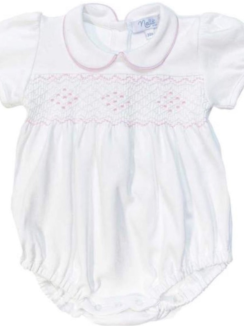 Nellapima Nella Pink Smocked Bubble 3-6 Months